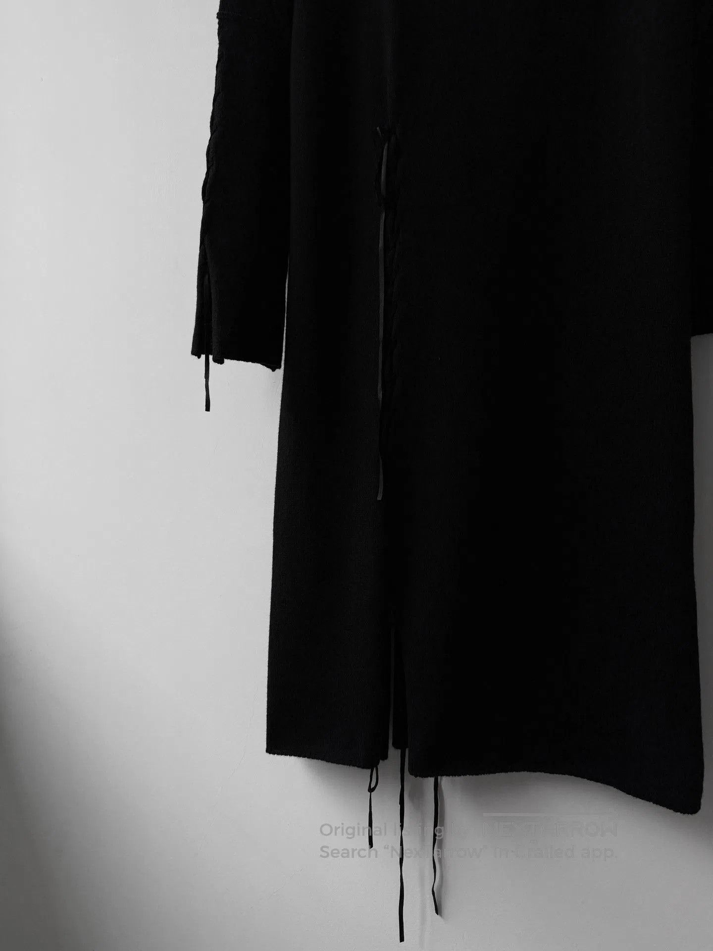 Yohji Yamamoto Yohji Yamamoto 18AW Leather Cord Sweater. Size M / US 6-8 / IT 42-44 - 3 Thumbnail
