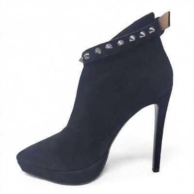 Other Platform Ankle Boots Studded Stiletto Heel Pointed Toe Sz Size US 6.5 / IT 36.5 - 2 Thumbnail