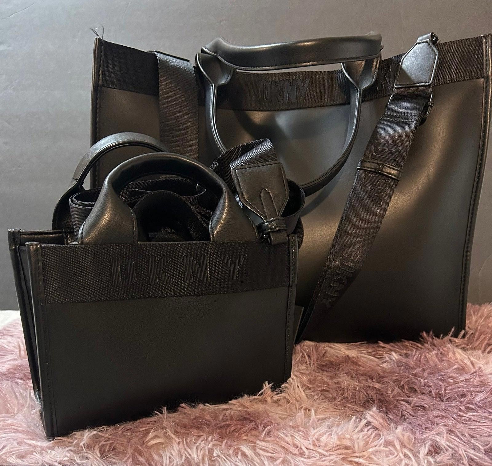 image of 114 Combo: Dkny Combo Cassandra Tote Bags in Black, Women's