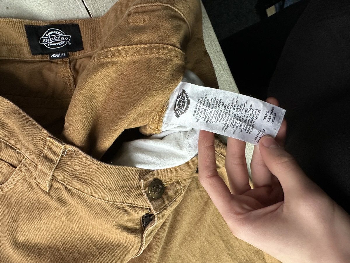 Dickies MUSTARD DICKIES 🚨 CARGO PANTS Y2K SK8 BAGGY MULTIPOCKET Size US 34 / EU 50 - 6 Thumbnail