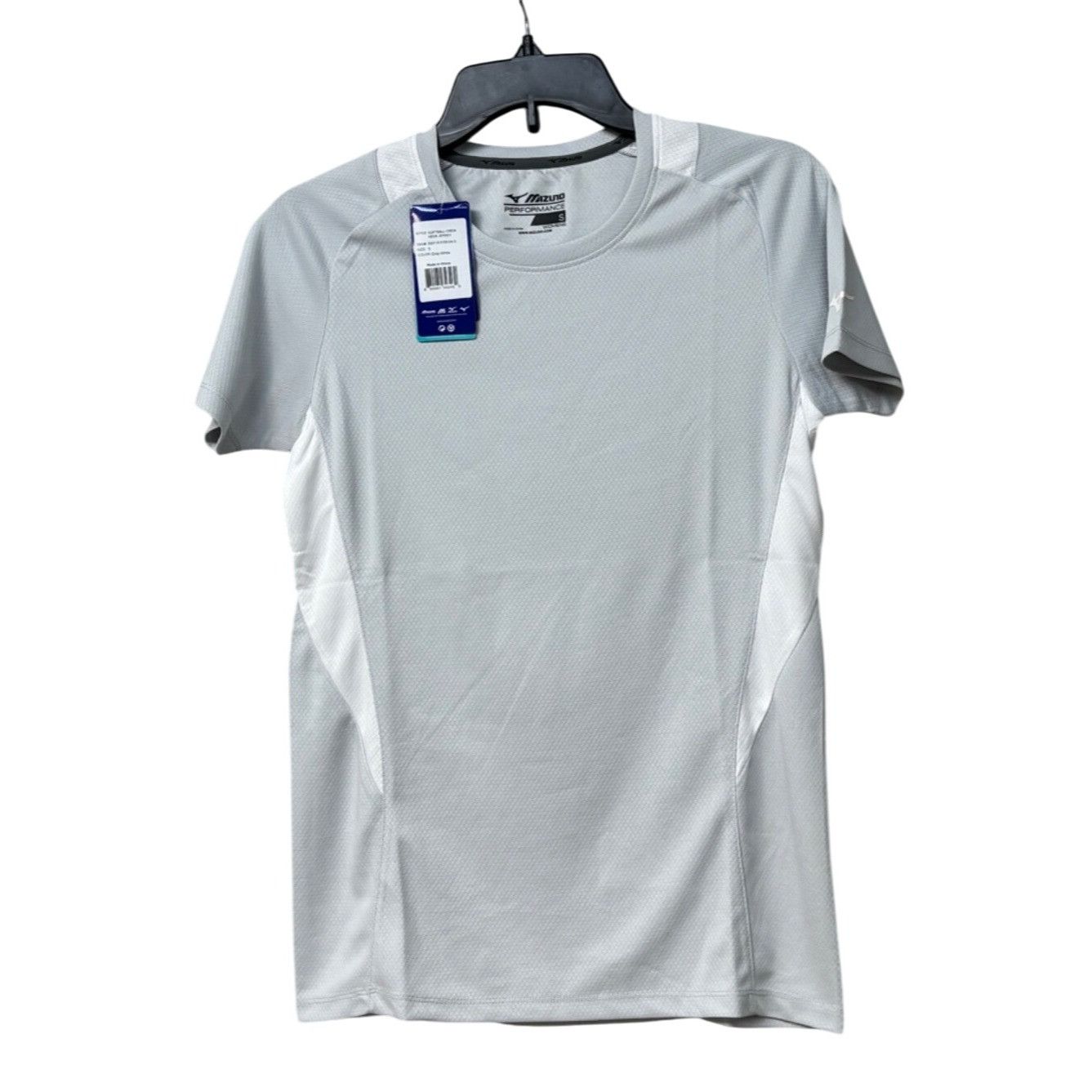 Mizuno Mizuno Women’s Softball Crew Neck Jersey, Gray/White, Sz. S Size S / US 4 / IT 40 - 10 Thumbnail