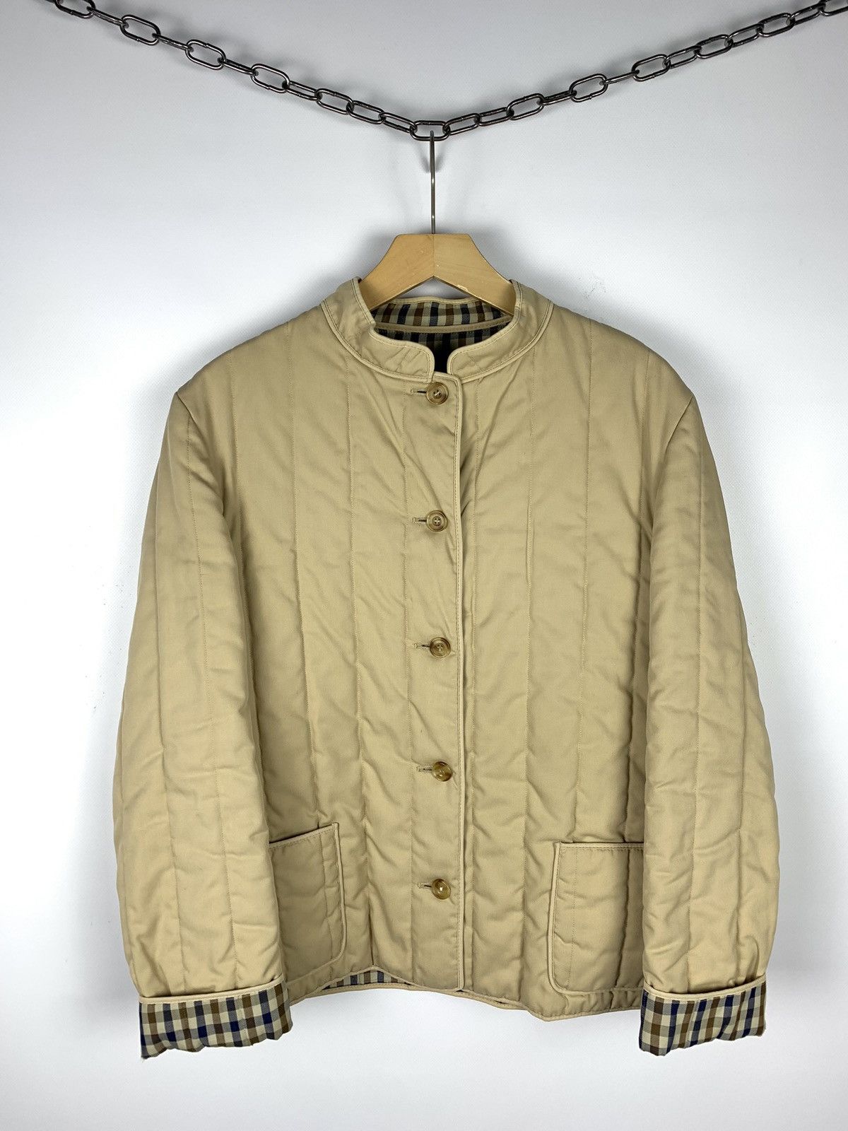 Aquascutum Aquascutum Showerproof Padded Jacket Sz M House Check Lining Size M / US 6-8 / IT 42-44 - 1 Thumbnail