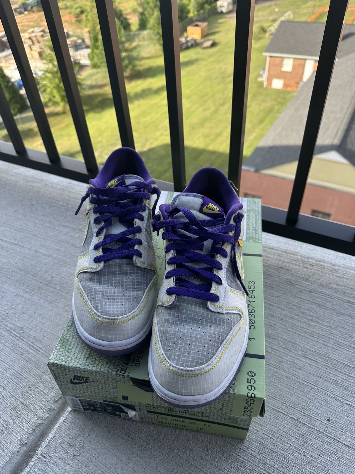 Nike Union x LA Dunk Low ‘Passport pack - court purple’ Size US 11 / EU 44 - 4 Thumbnail