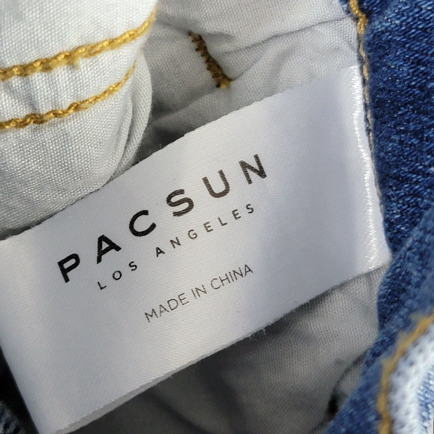 Pacsun PacSun Womens 26 High Rise Knee Patch Jegging Light Wash Blue Denim Stretch Jeans Regular 24x28 Size 26" / US 2 / IT 38 - 6 Thumbnail