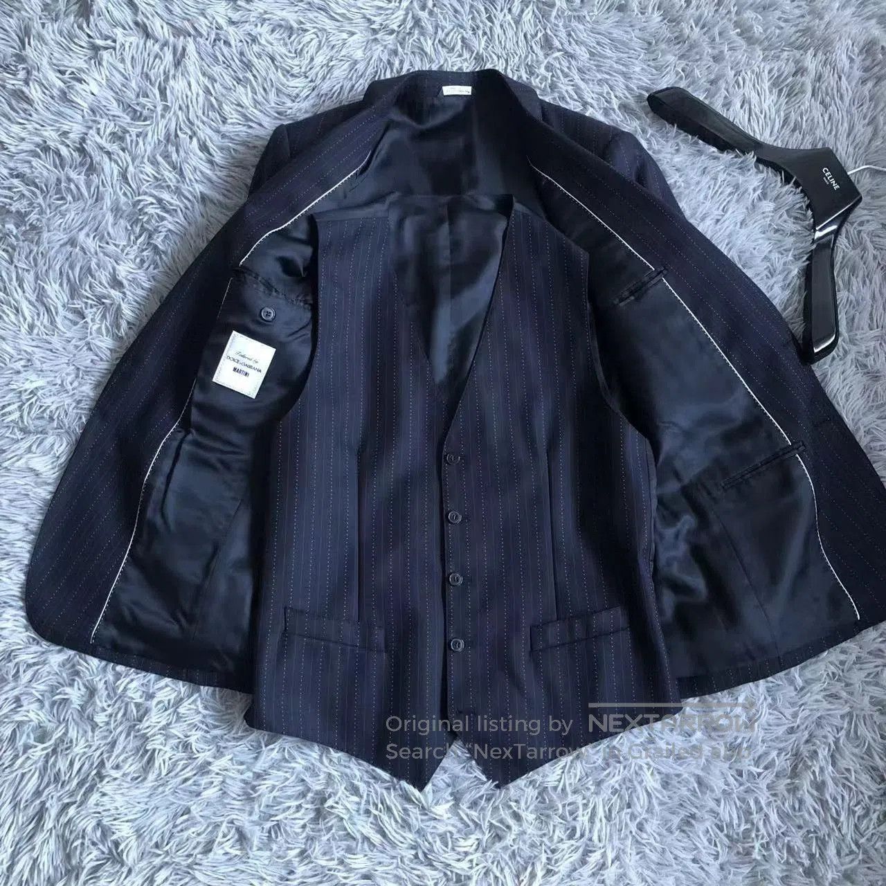 Dolce & Gabbana Dolce Gabbana Three-Piece Stitch Suit. Size US S / EU 44-46 / 1 - 3 Thumbnail