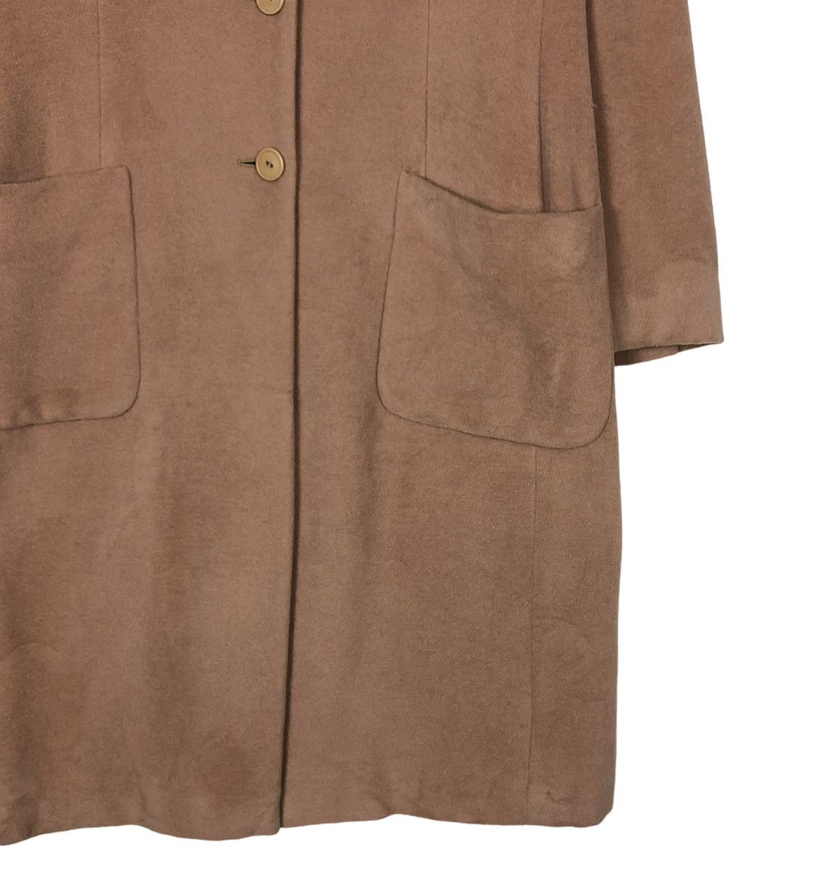 Japanese Brand 🔥VINTAGE LONG JACKET WOOL HERRINGBONE MAX MARA Size M / US 6-8 / IT 42-44 - 7 Thumbnail