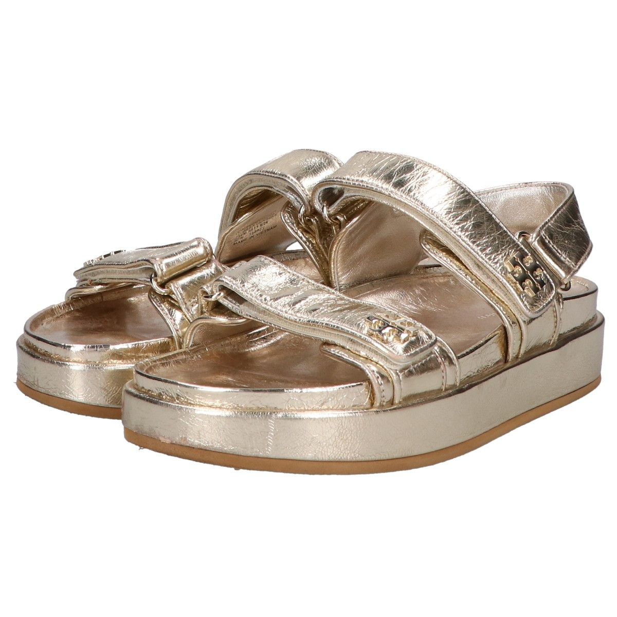 Tory Burch Tory Burch Tory Burch Kira Leather Sandals Leather Shoes 158952 DUTY FREE for USA Size ONE SIZE - 1 Thumbnail