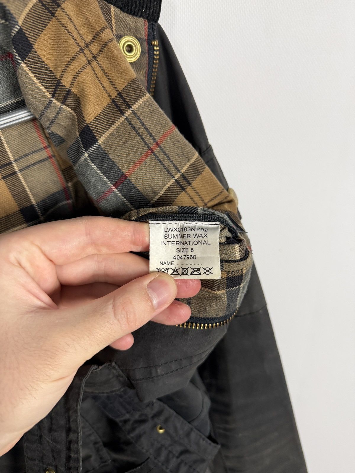 Barbour Barbour Summer Wax International Jacket Waxed Vintage UK 8 Size S / US 4 / IT 40 - 13 Thumbnail