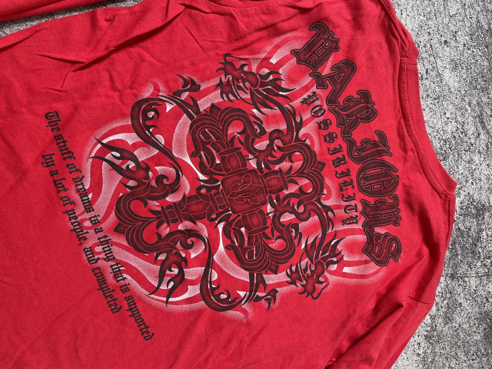 Japanese Brand Y2K Bay Leaf Dragon ifsixwasnine punk Longsleeve Size US L / EU 52-54 / 3 - 2 Thumbnail