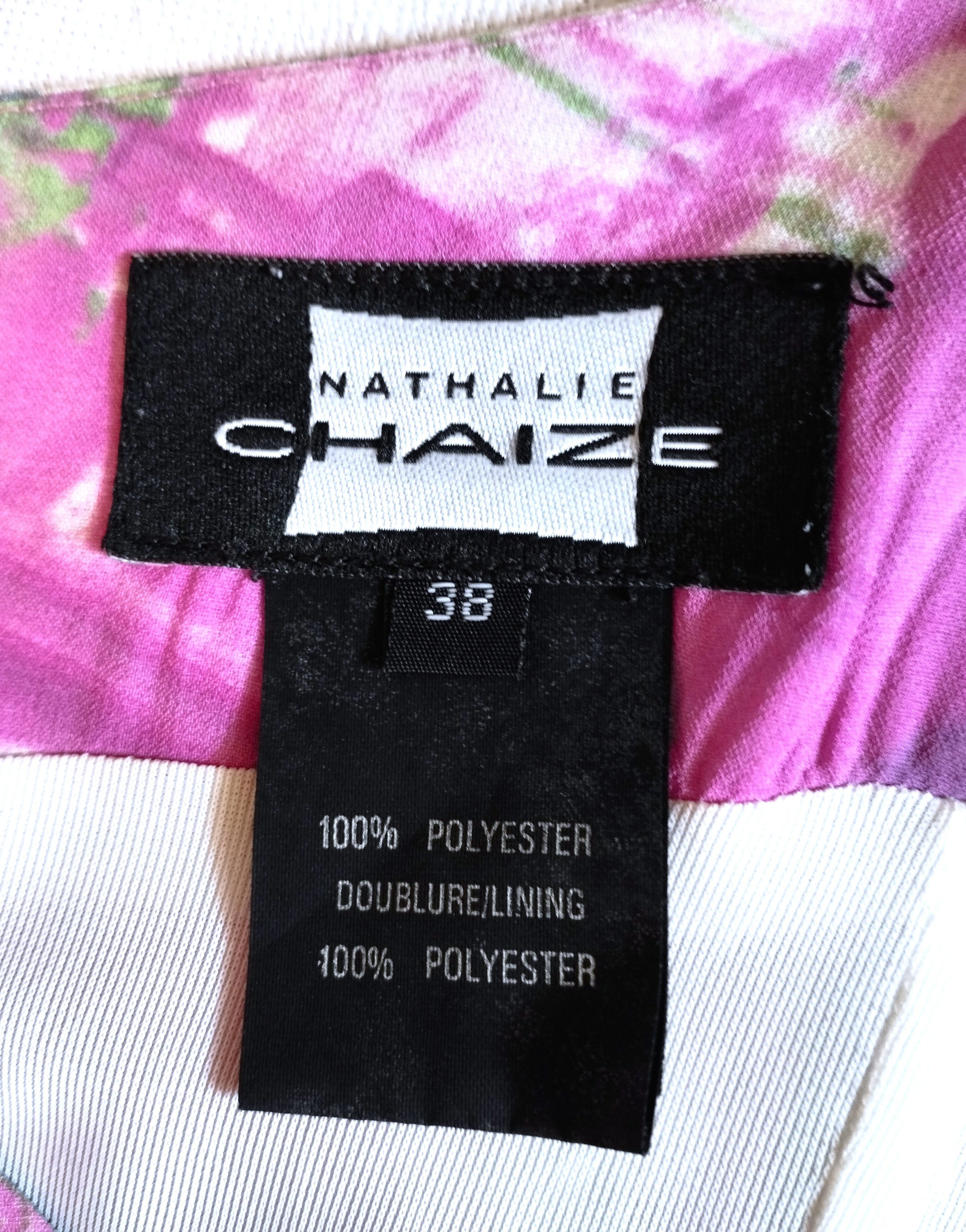 Designer Nathalie Chaize Créatrice Robe Cocktail T M Size M / US 6-8 / IT 42-44 - 2 Thumbnail