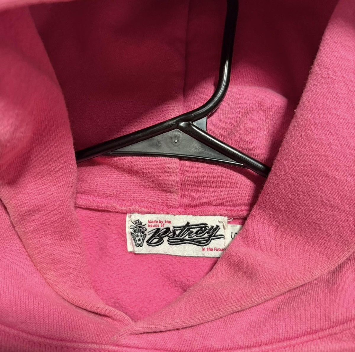 (B).Stroy B Stroy Teddy Bear Pink Hoodie Size US S / EU 44-46 / 1 - 4 Thumbnail