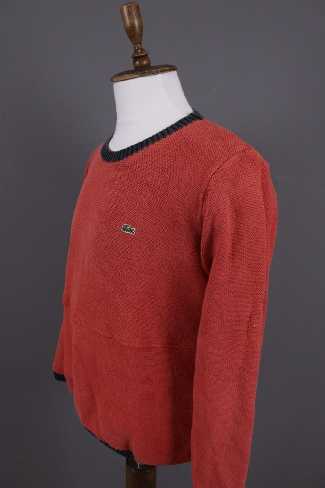 Lacoste Lacoste Red Crew Neck Knit Sweater Size 5 / L Size US L / EU 52-54 / 3 - 5 Thumbnail