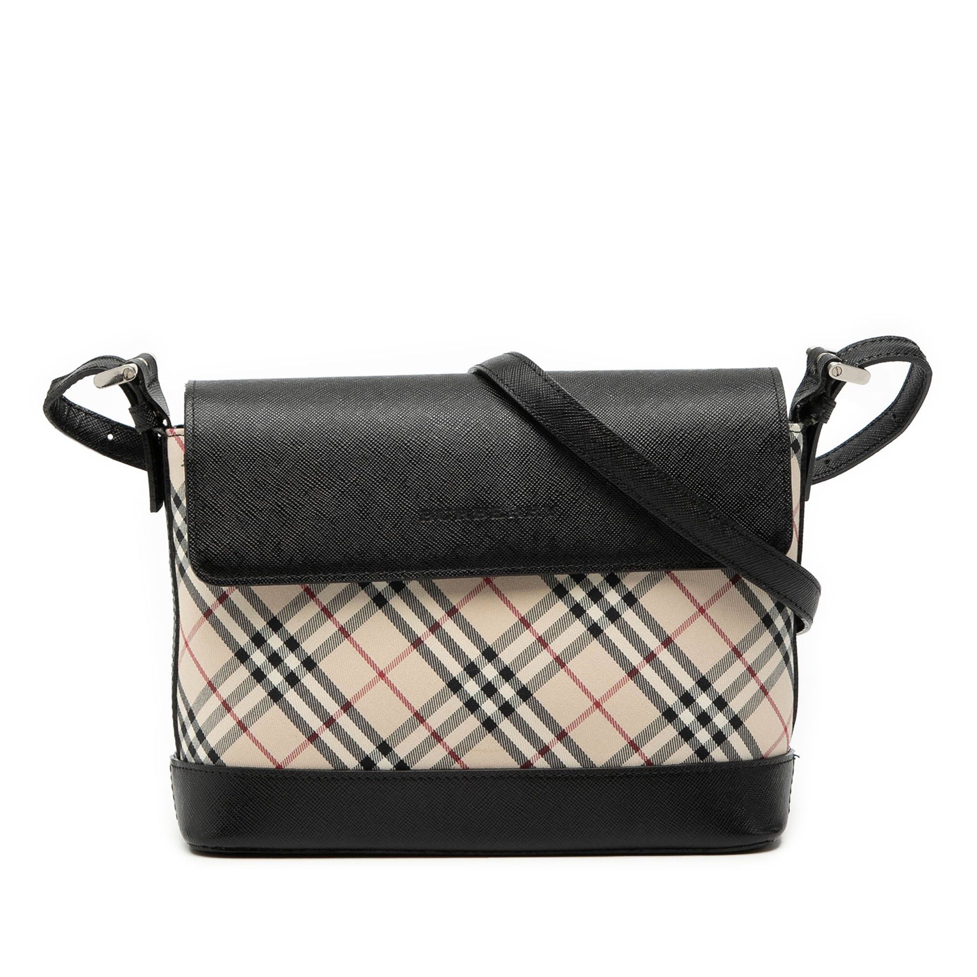 Burberry Nova Check Canvas Crossbody Size ONE SIZE - 1 Thumbnail