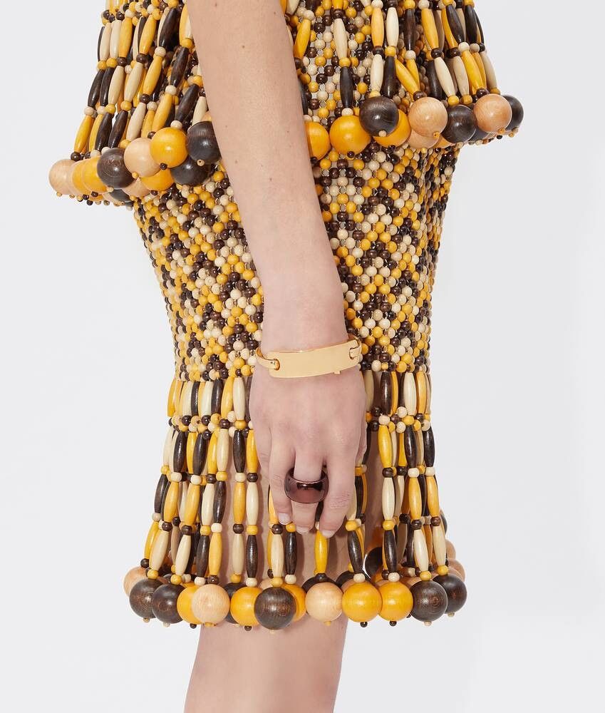 Bottega Veneta o1n1vont0425 Size: L / Bolt Bracelet in Gold Size ONE SIZE - 3 Thumbnail