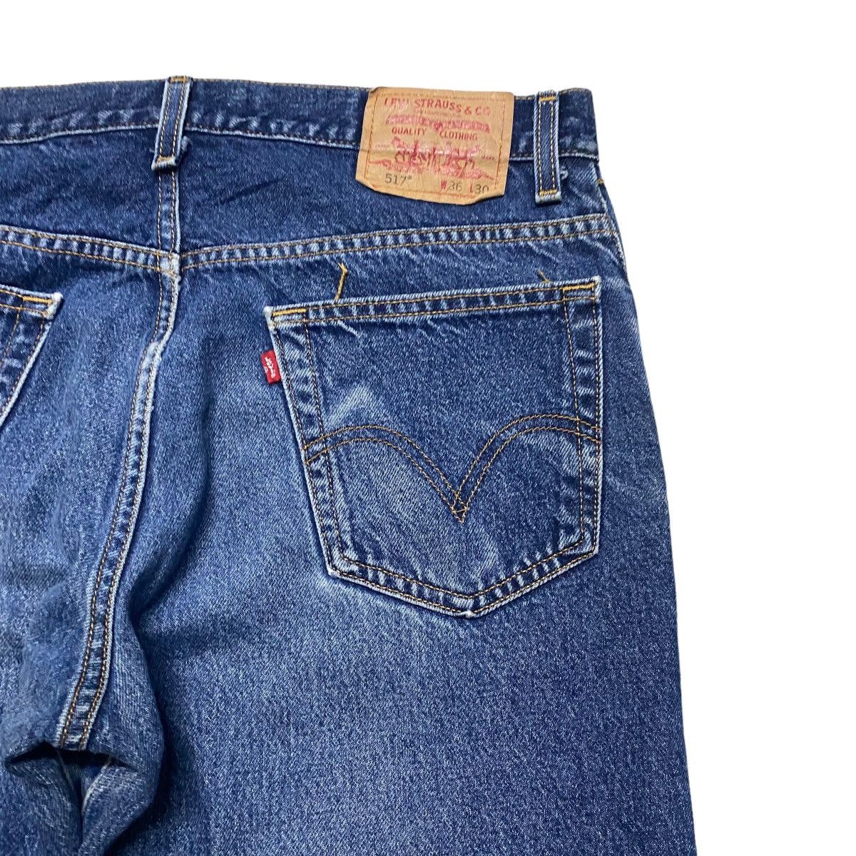 Levi's Vintage Levis 517 Bootcut Distressed Jeans Size US 34 / EU 50 - 12 Thumbnail
