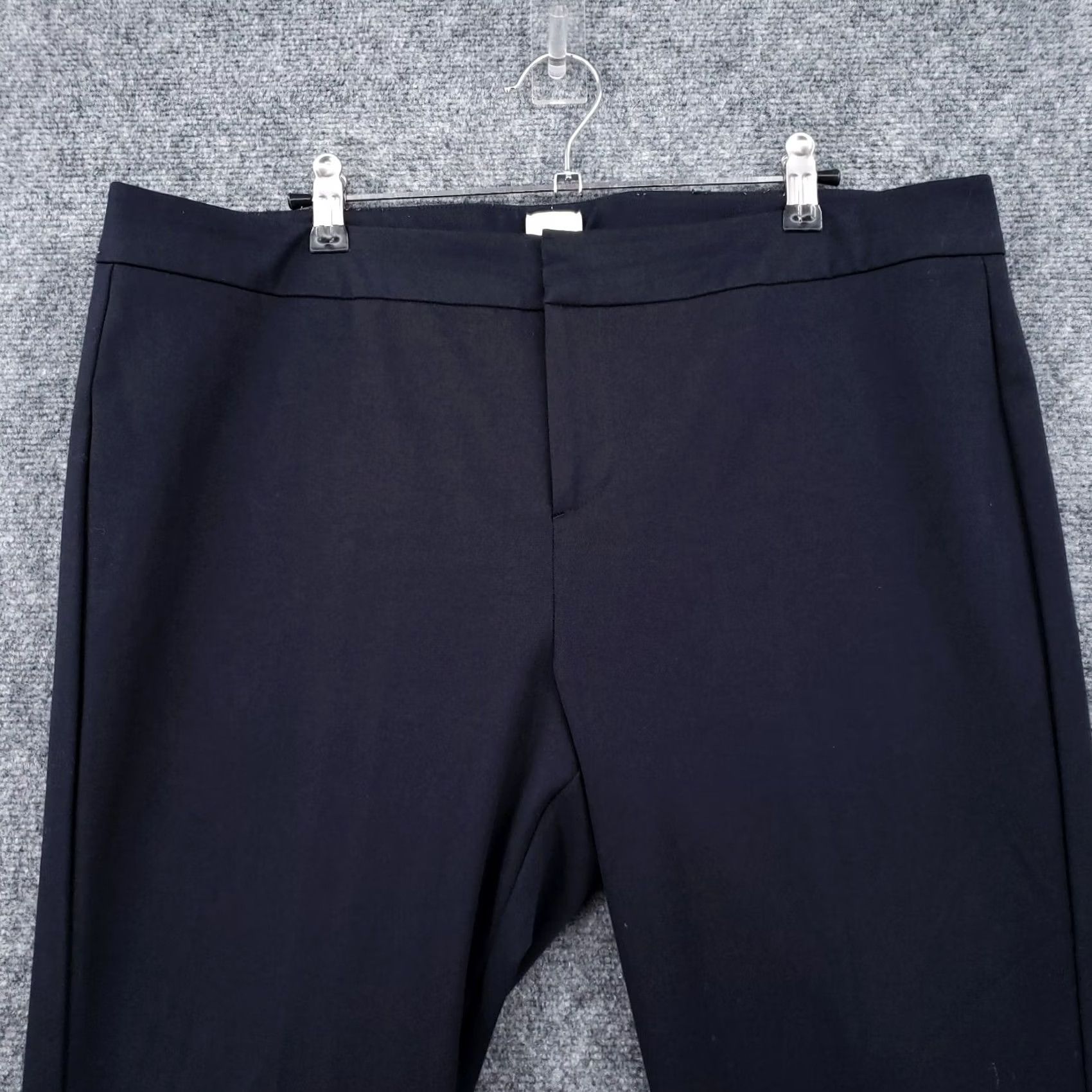 Vintage ecru Pants Womens 14 Blue Stills Cropped High Rise Slim Straight Ankle Zip Flat Size 36" / US 14 / IT 50 - 5 Thumbnail