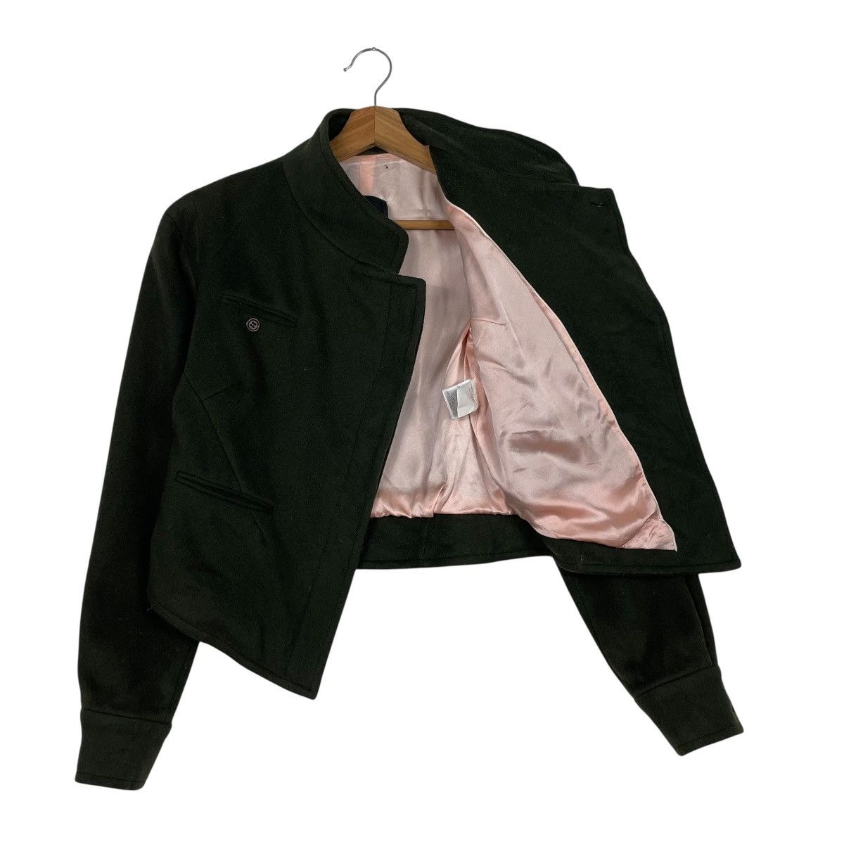 ANTEPRIMA Anteprima Asymmetrical Design Casual Wool Jacket Size XS / US 0-2 / IT 36-38 - 9 Thumbnail