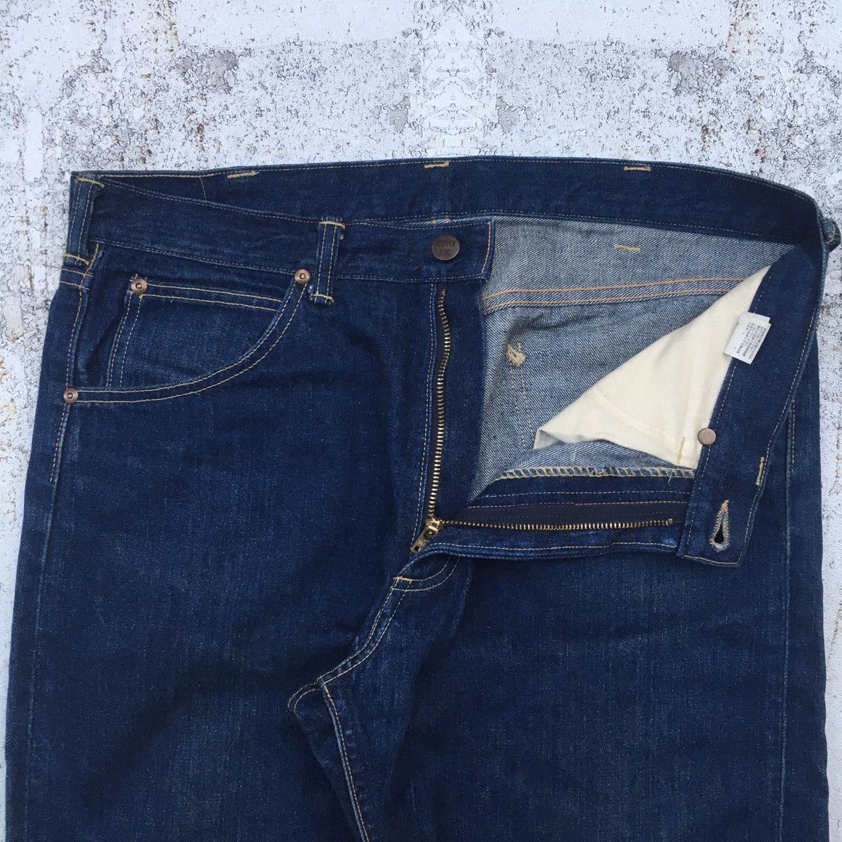 Vintage × Warehouse × Warehouse & Co. Vintage Warehouse & Co 70’s Half Selvedge Jeans Size US 33 - 3 Thumbnail