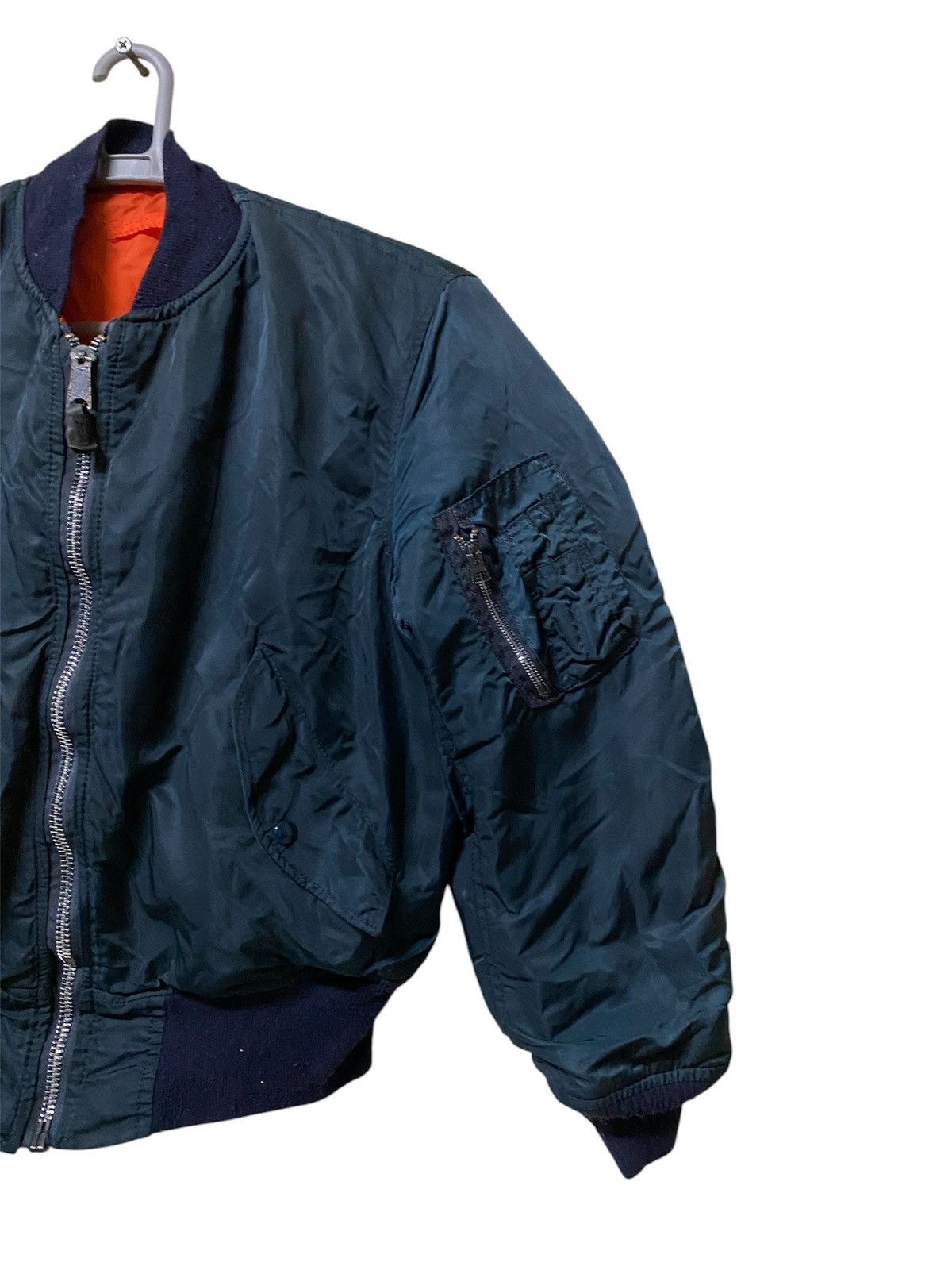 Alpha Industries Vintage Alpha Industries Flight Bomber utility military Size US M / EU 48-50 / 2 - 2 Thumbnail