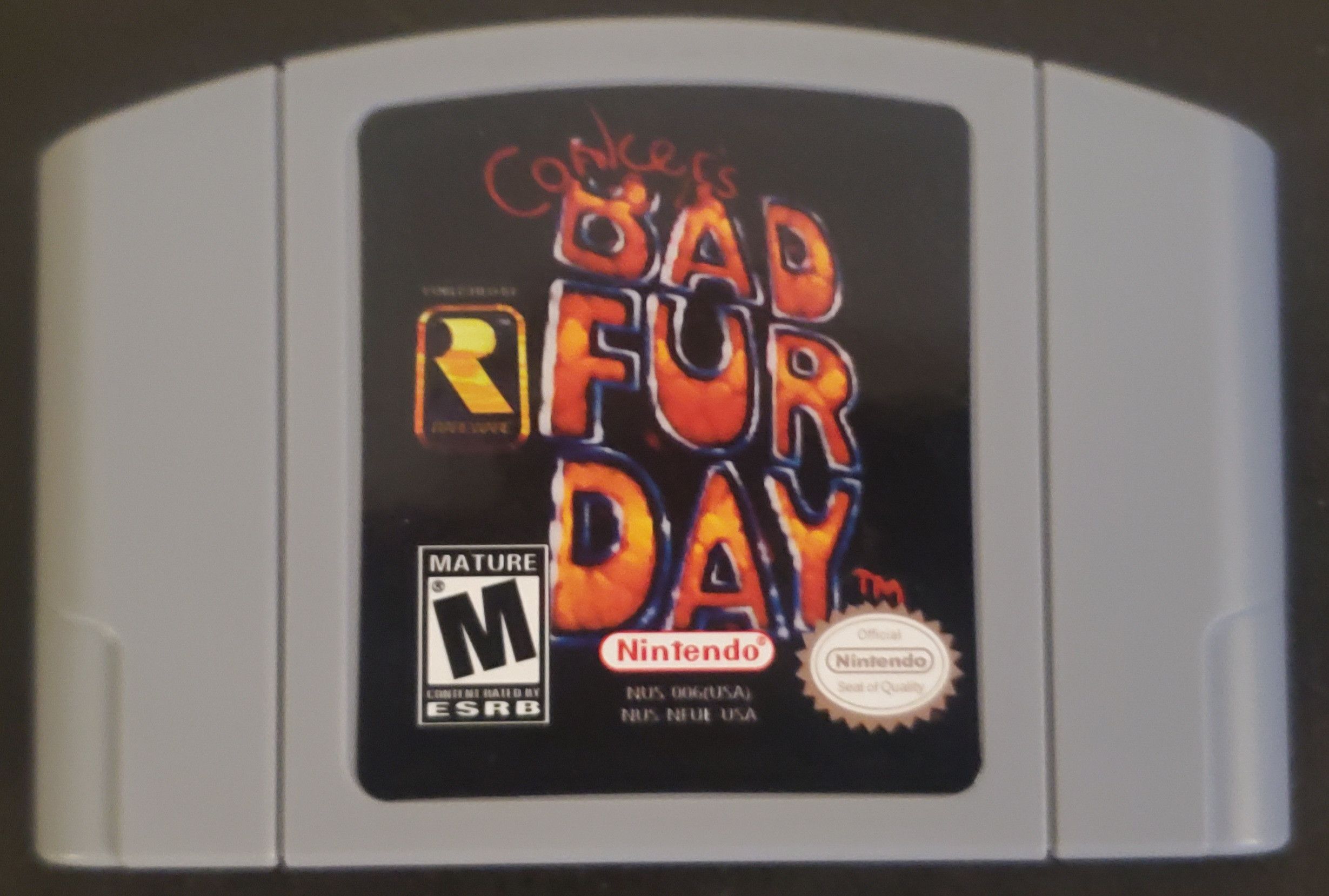 Nintendo Conker's Bad Fur Day N64 Nintendo 64 Video Game Cartridge Size ONE SIZE - 1 Thumbnail