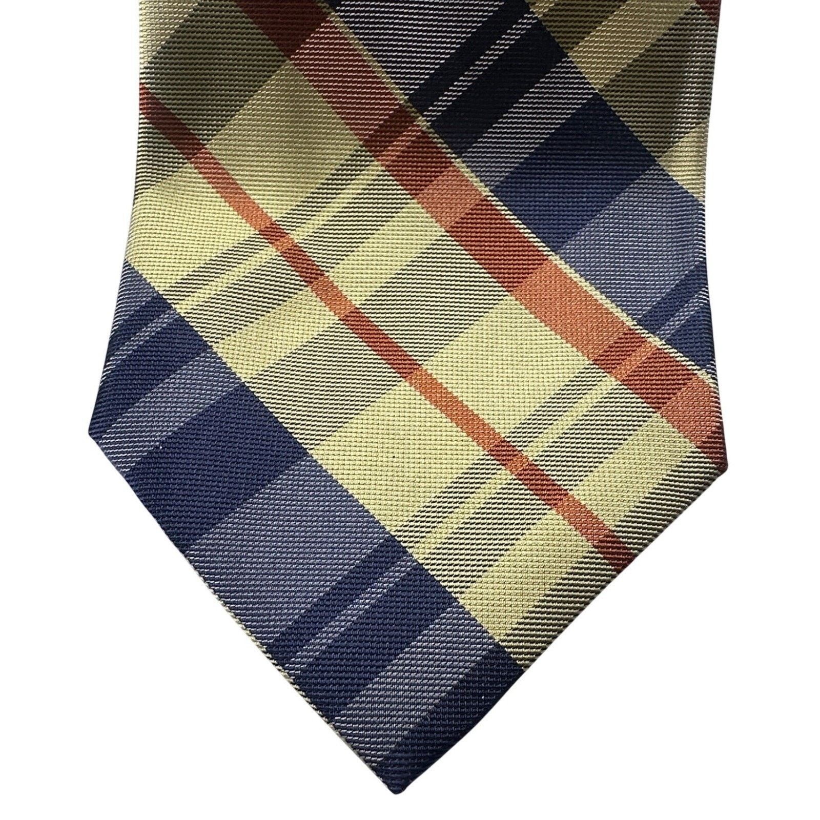 Paul Fredrick Paul Fredrick Plaid Italian Silk Neck Tie Made in USA NWT Size ONE SIZE - 3 Thumbnail