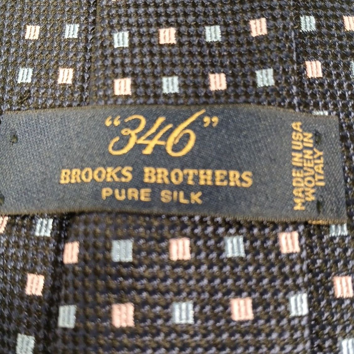 Brooks Brothers Brooks Brothers Necktie 346 Pure Silk Blue Pink Blue Pattern 3.5" x 60" Men Silk Tie Classic 57"-60" Blue Mens Size ONE SIZE - 4 Thumbnail