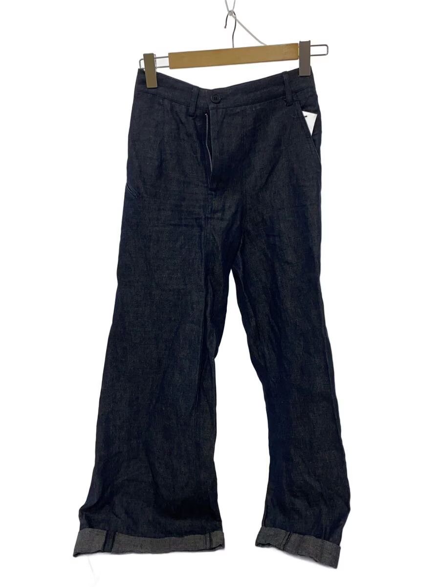Yohji Yamamoto yohji yamaoto linen/navy/asymmetrical denim Size US 26 / EU 42 - 1 Thumbnail