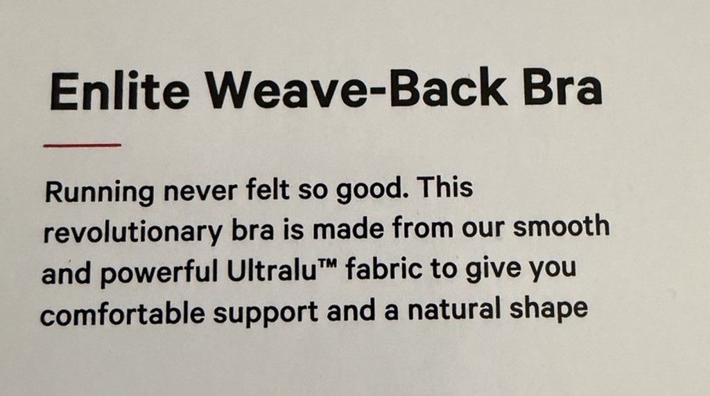 Lululemon LULULEMON ENLITE WEAVE-BACK BRA BLACK COLOR NWT SIZE 34B Size ONE SIZE - 10 Thumbnail