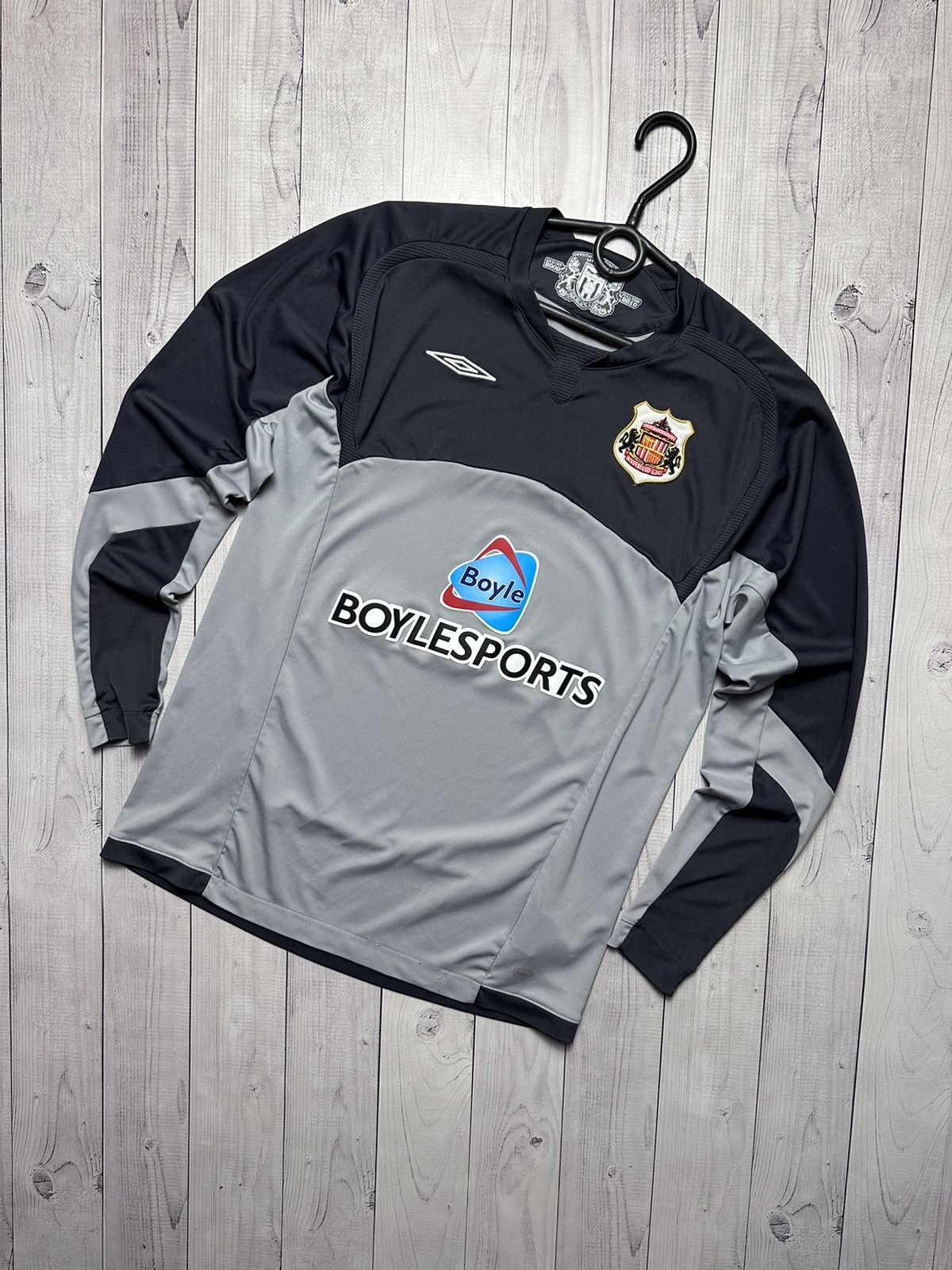 Vintage Umbro Sunderland goalkeeper soccer jersey size Xs