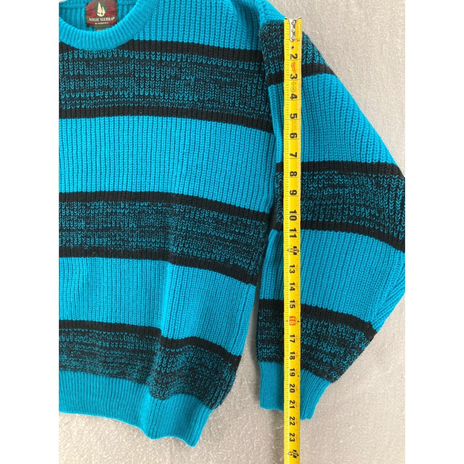 High Sierra VINTAGE High Sierra Sweater Mens Pullover Knit Crew Neck Blue Striped L Adult Large Vintage 90s Outdoor Dad Theme Mens Size US L / EU 52-54 / 3 - 4 Thumbnail