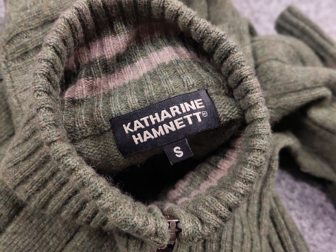Katharine Hamnett London Vintage Katharine Hamnett Design Light Zip Wool Sweater Size US S / EU 44-46 / 1 - 19 Thumbnail