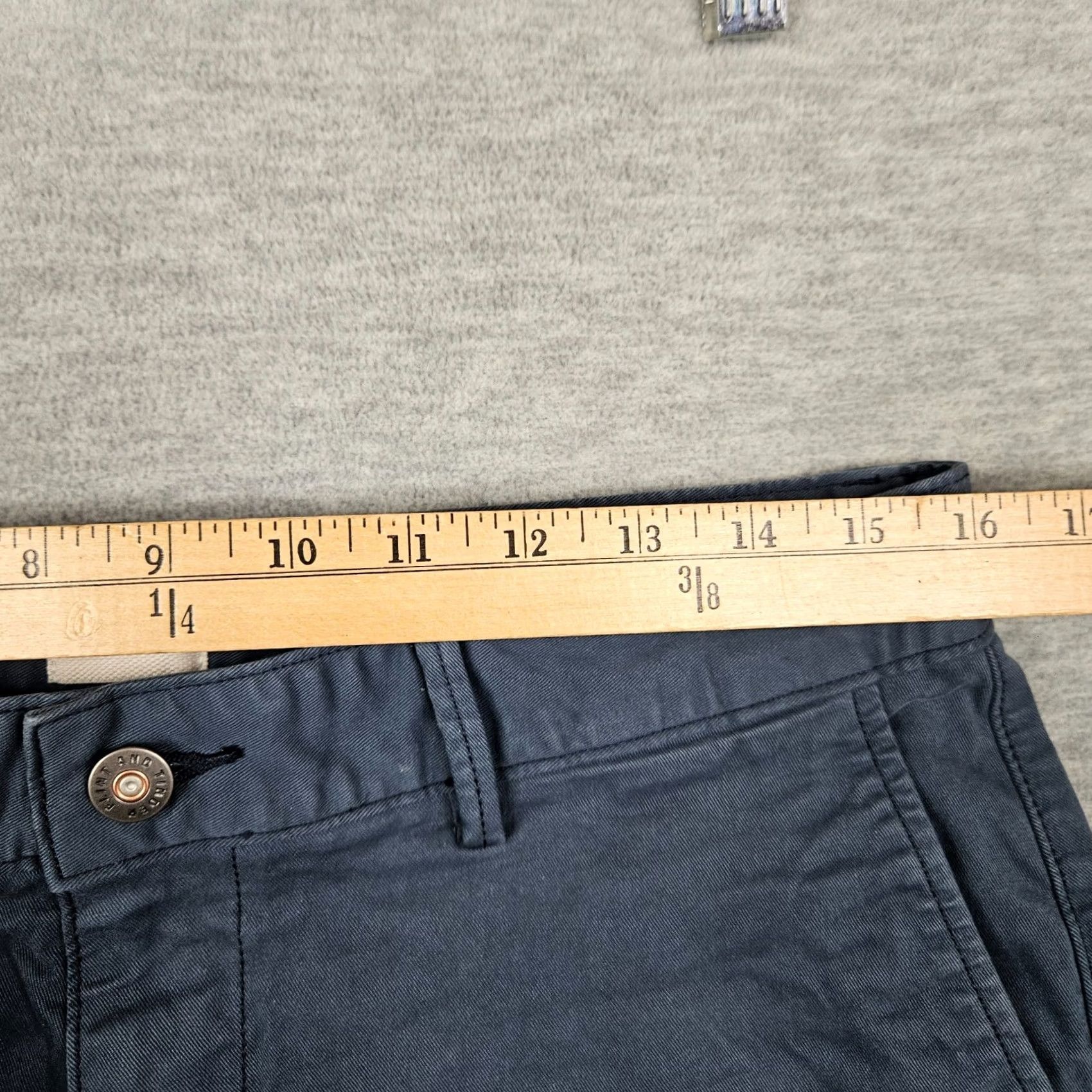 Flint And Tinder FLINT AND TINDER Men’s Blue Chino Mid Rise Casual Shorts Size 33 Size US 33 - 6 Thumbnail