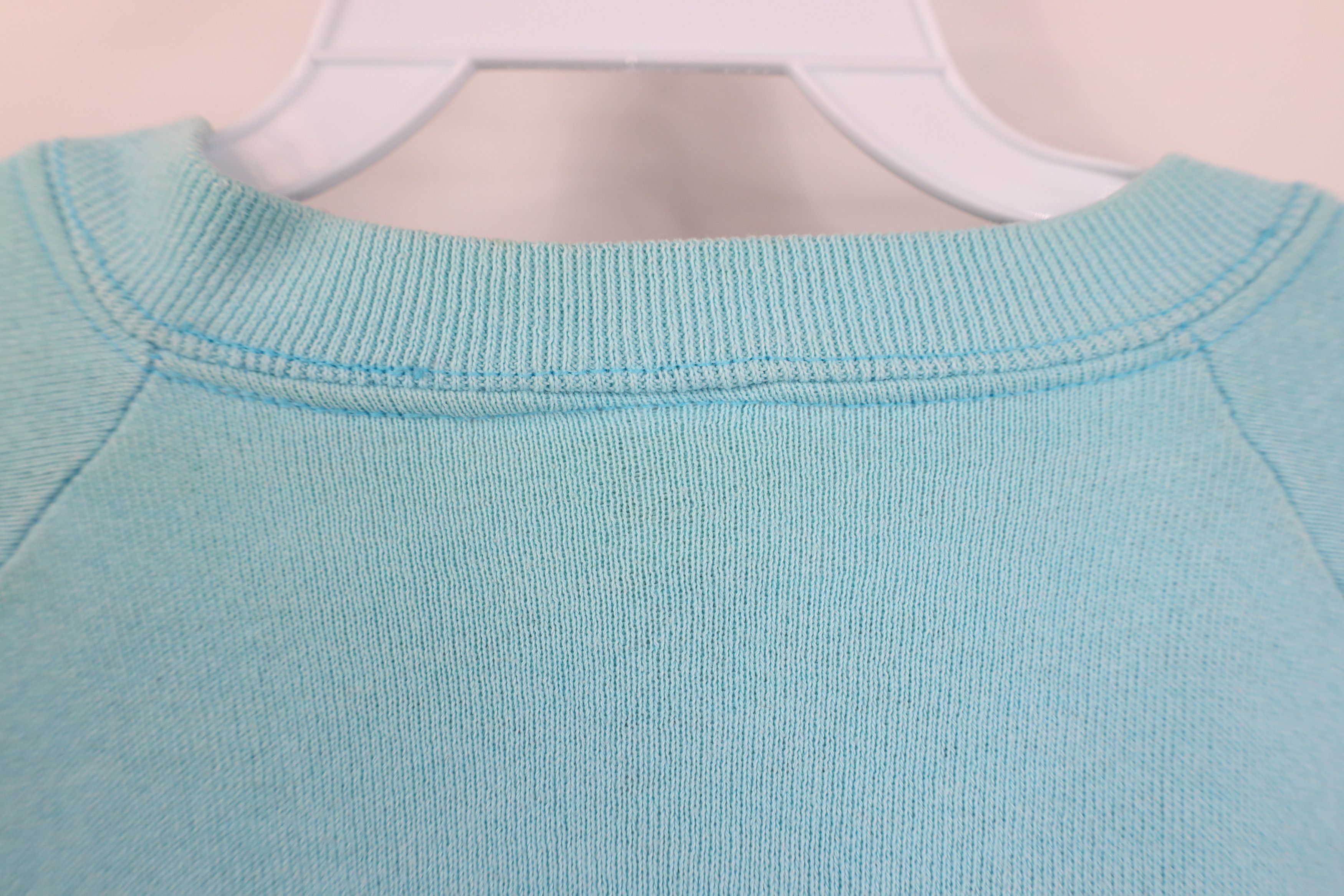 Vintage Vintage 90s Streetwear Crewneck Sweatshirt Light Blue USA Size XL / US 12-14 / IT 48-50 - 12 Thumbnail