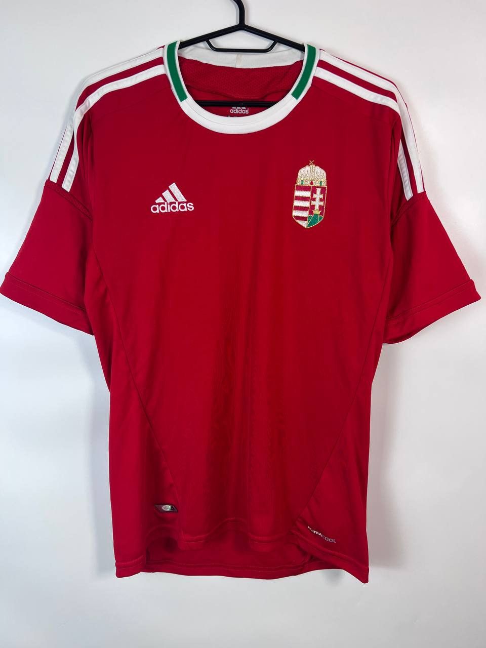 Adidas HUNGARY 2008 2010 HOME SHIRT ADIDAS FOOTBALL JERSEY SIZE S Size US S / EU 44-46 / 1 - 1 Thumbnail