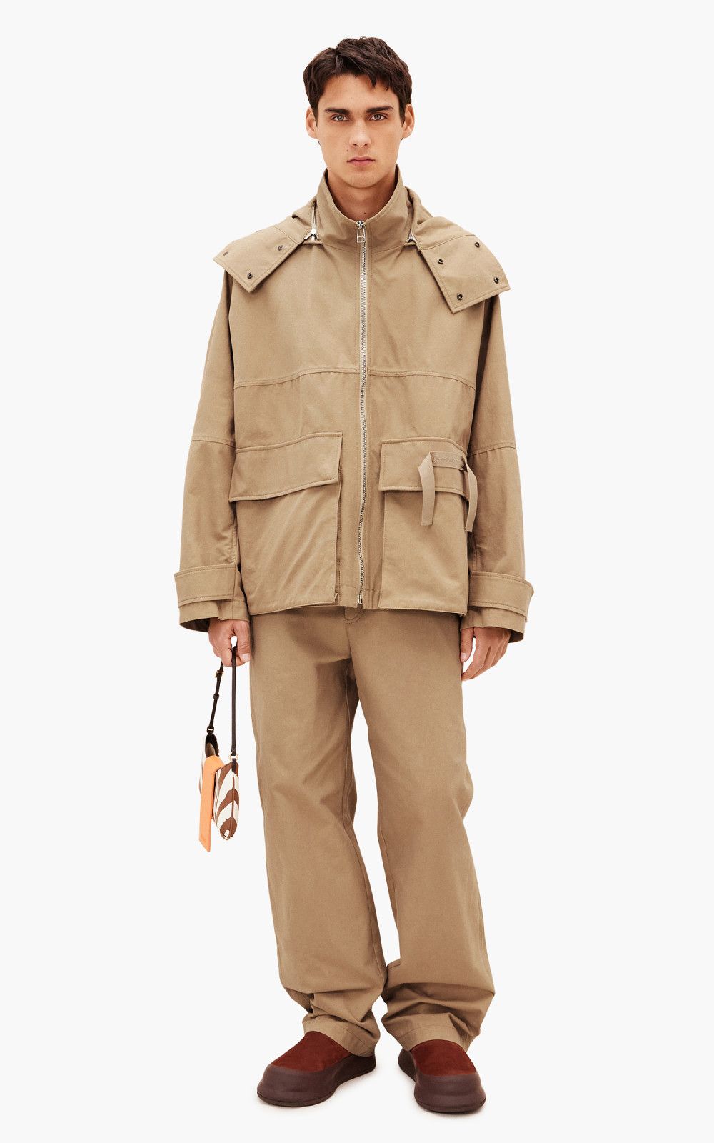 Jacquemus o1mle0625 La Blouson Molhado Jacket in Beige Size US M / EU 48-50 / 2 - 2 Thumbnail