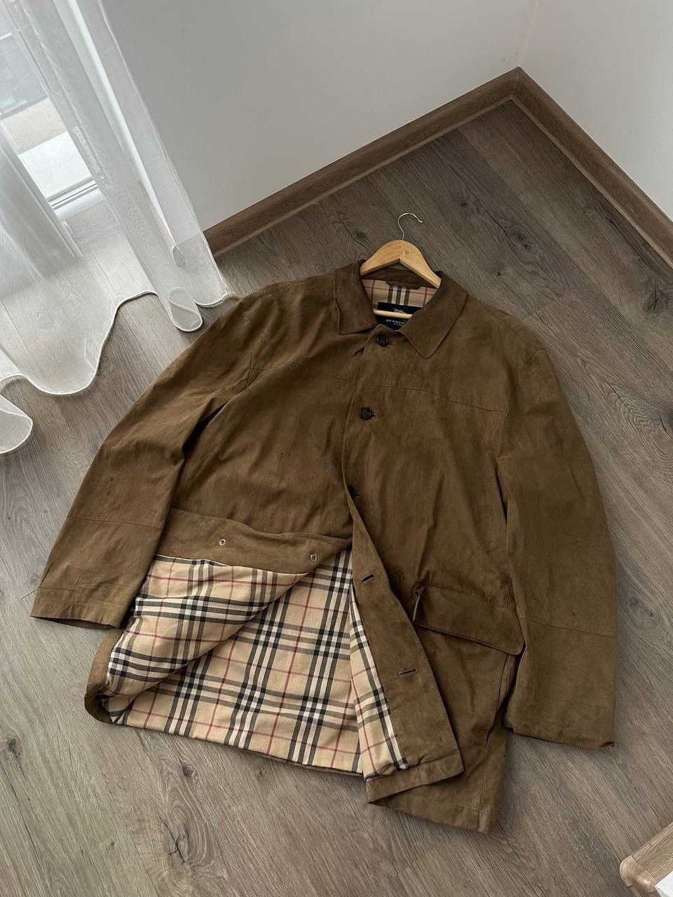 Burberry × Vintage Vintage Burberry Nova Check Brown Coats Jacket Size US L / EU 52-54 / 3 - 4 Thumbnail