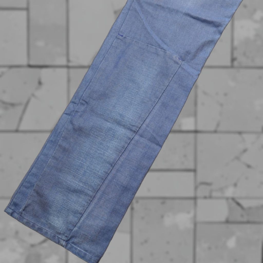 Costume National Costume National Mens Pants 38x35 Blue Denim Chambray Chino Flat Front Straight Leg Cotton Made in Italy Size US 38 / EU 54 - 1 Thumbnail