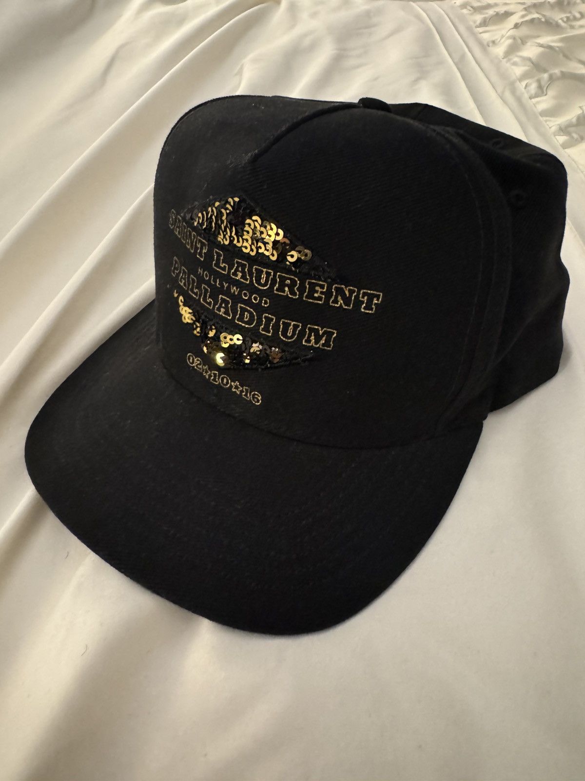 Saint Laurent Paris Saint Laurent Paris Hollywood Palladium Cap Size ONE SIZE - 2 Thumbnail
