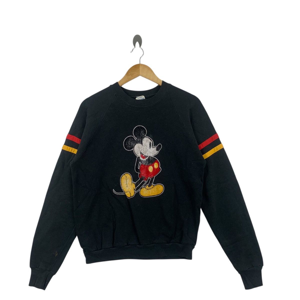 Mickey Mouse Vintage 80’ MICKEY MOUSE GERMANY Yellow Shoes Disney Size L / US 10 / IT 46 - 3 Thumbnail