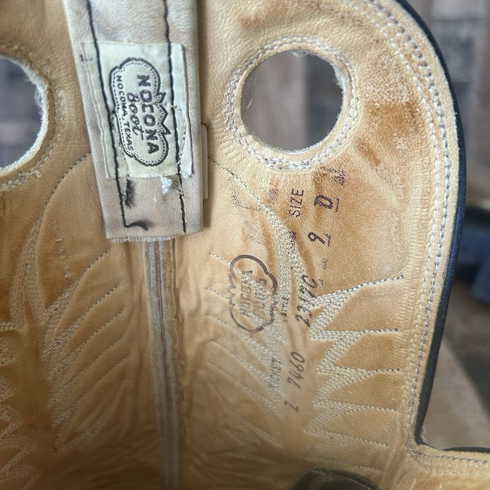 Vintage Nocona Vintage Western Cowboy Boots Mens 9 D Size US 9 / EU 42 - 7 Thumbnail
