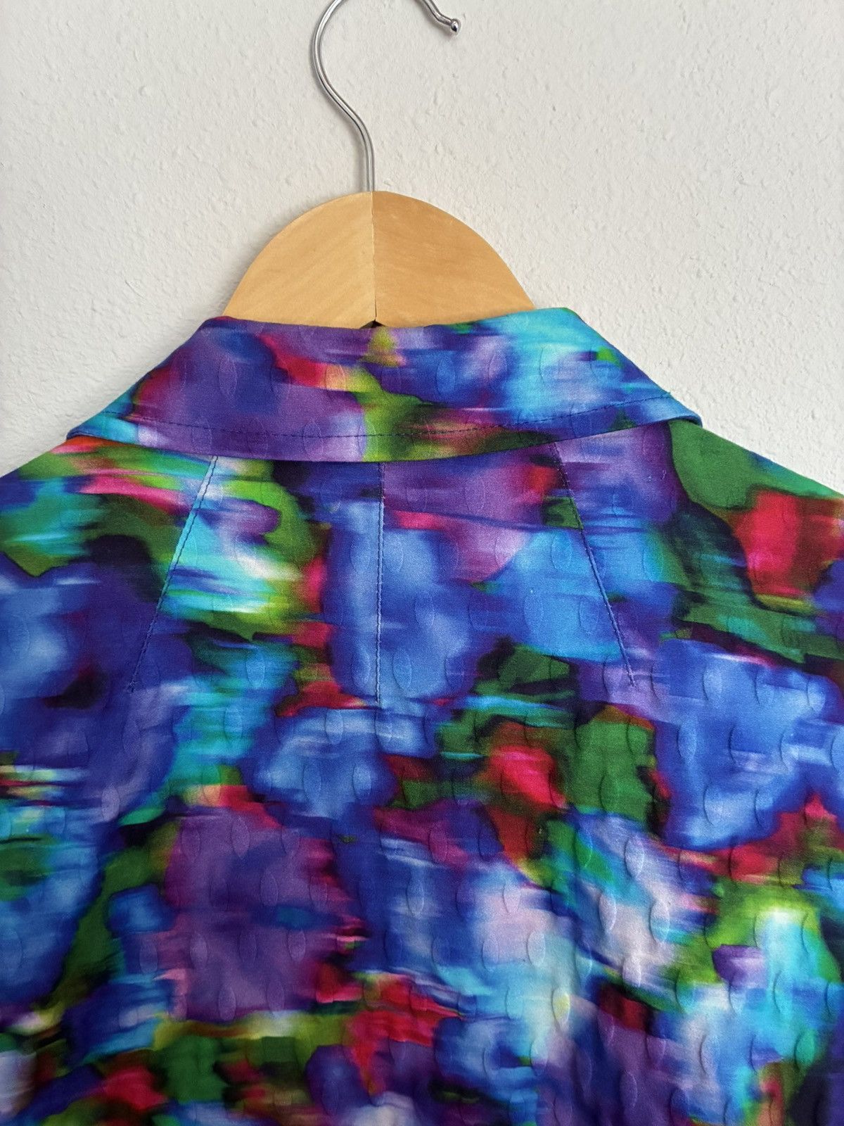 Dries Van Noten Dries Van Noten Abstract Print Lightweight Silk Coat (40) Size M / US 6-8 / IT 42-44 - 5 Thumbnail