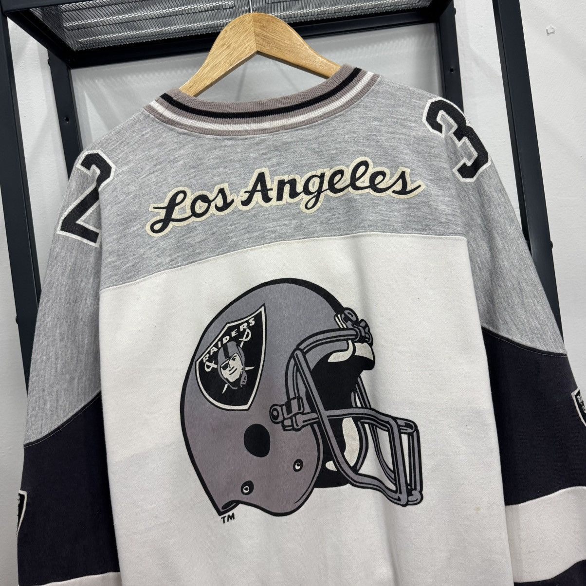 Champion × Vintage Rare Vintage NFL Raiders x Champion Sweatshirt Size US L / EU 52-54 / 3 - 9 Thumbnail