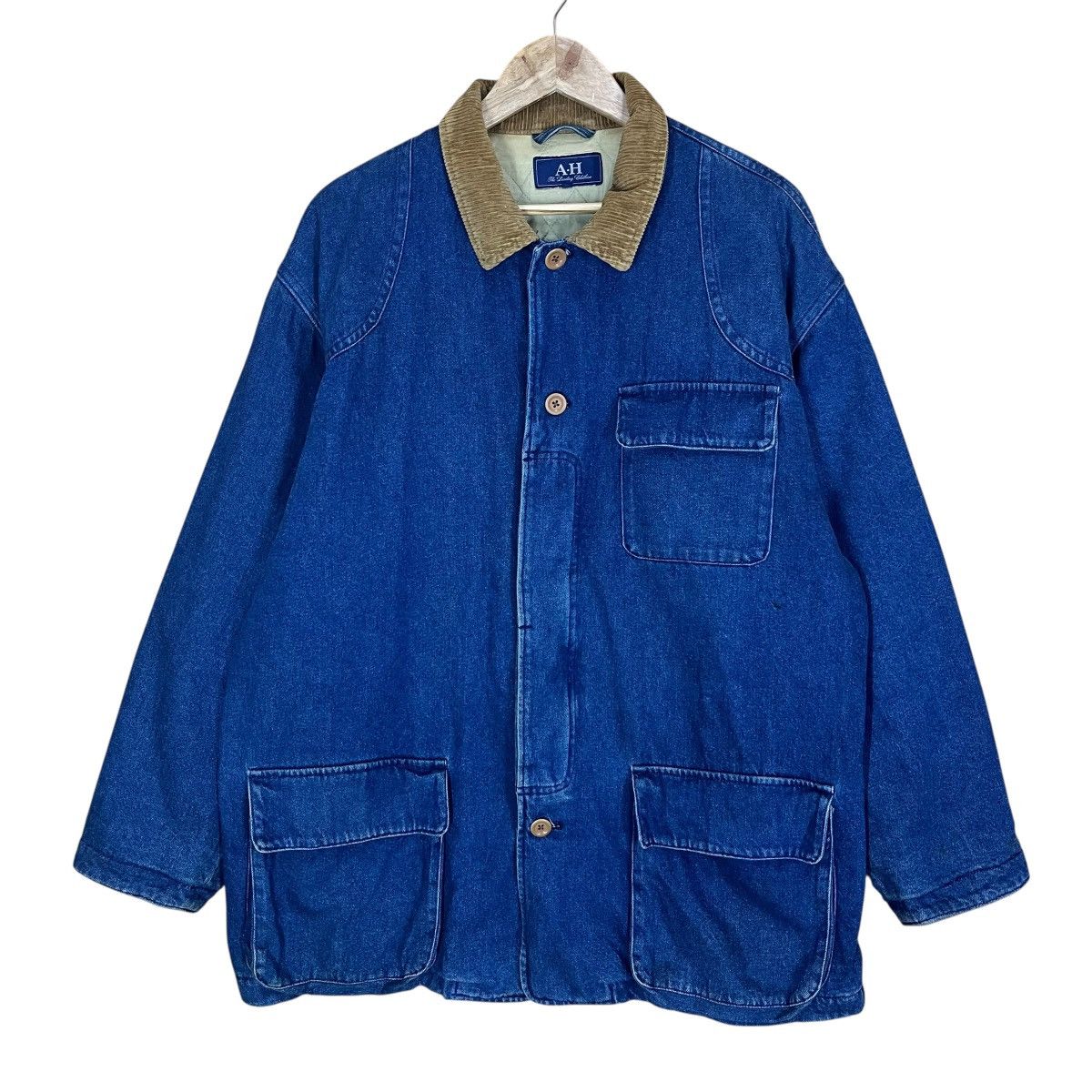 ABAHOUSE Vintage 90s ABAHOUSE Denim Chore Jacket Size US XL / EU 56 / 4 - 1 Thumbnail