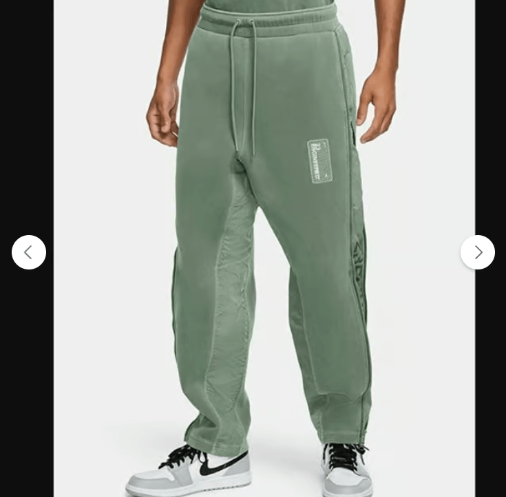 Jordan Brand Air Jordan 23 Engineered Zipper Green Sweatpants Men's Med Size US 32 / EU 48 - 1 Thumbnail
