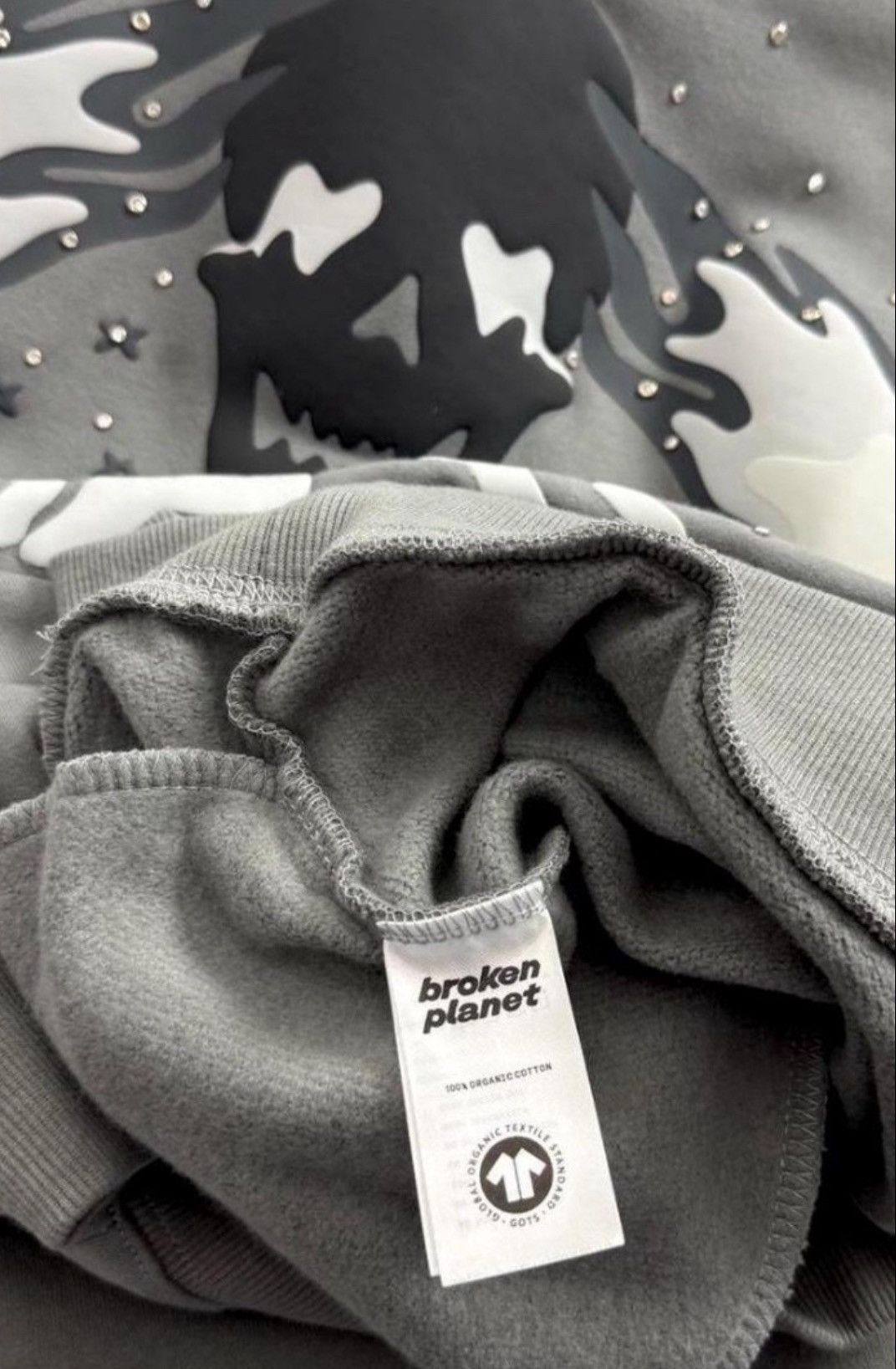 Broken Planet Broken Planet Falling Stars Hoodie-Grey-Size M-Like New Size US M / EU 48-50 / 2 - 8 Thumbnail