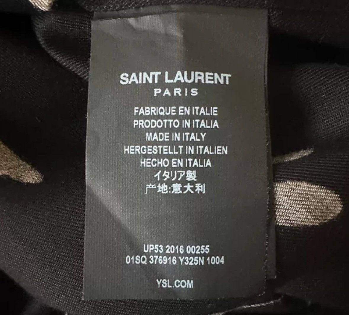 Saint Laurent Paris × Yves Saint Laurent Saint Laurent SLP Saint Laurent 16fw shirt2412-Nextarrow Size US S / EU 44-46 / 1 - 7 Thumbnail
