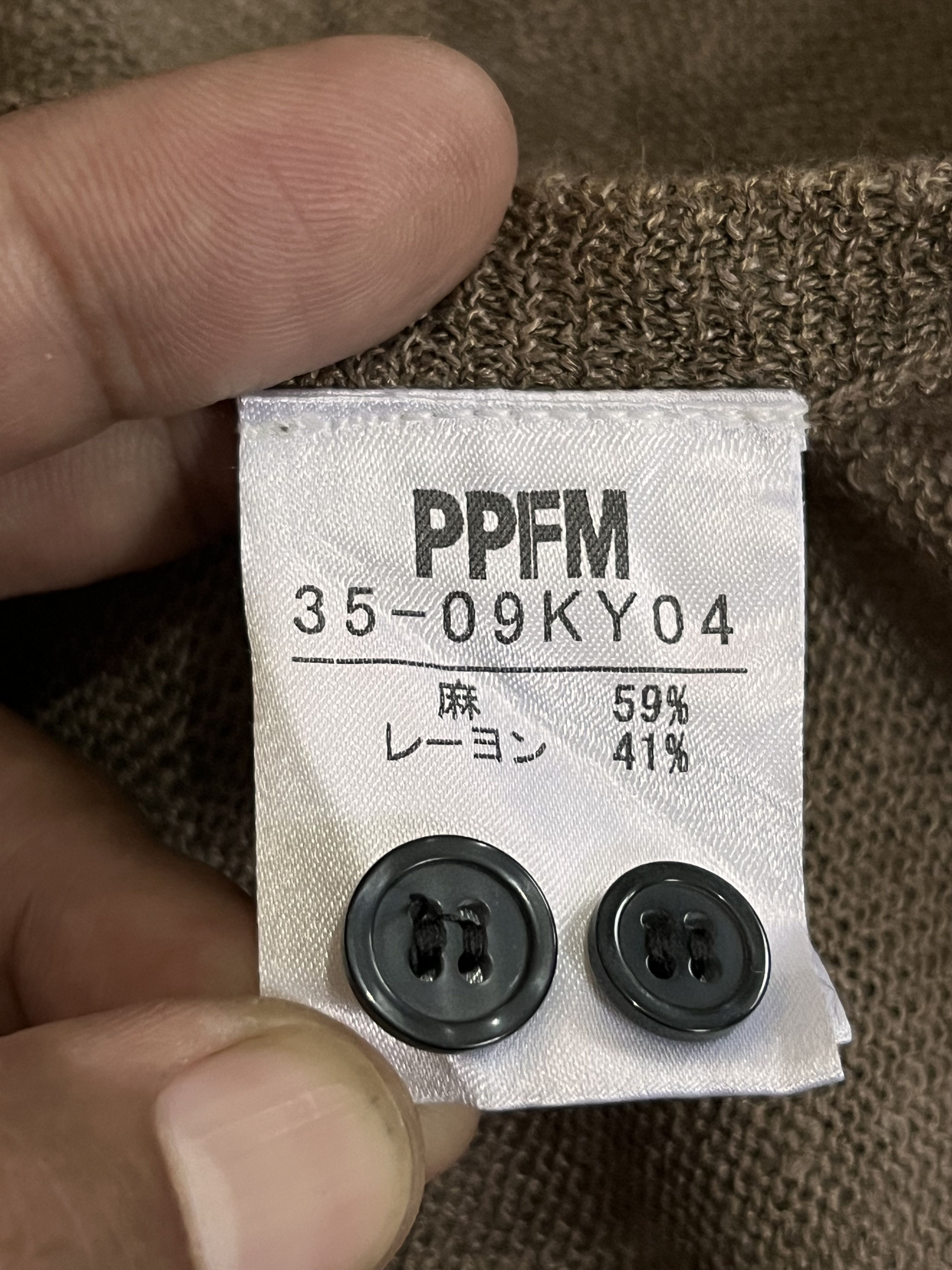 PPFM PPFM Avant Garde Unique Button Knitted Lightweight Size US M / EU 48-50 / 2 - 10 Thumbnail