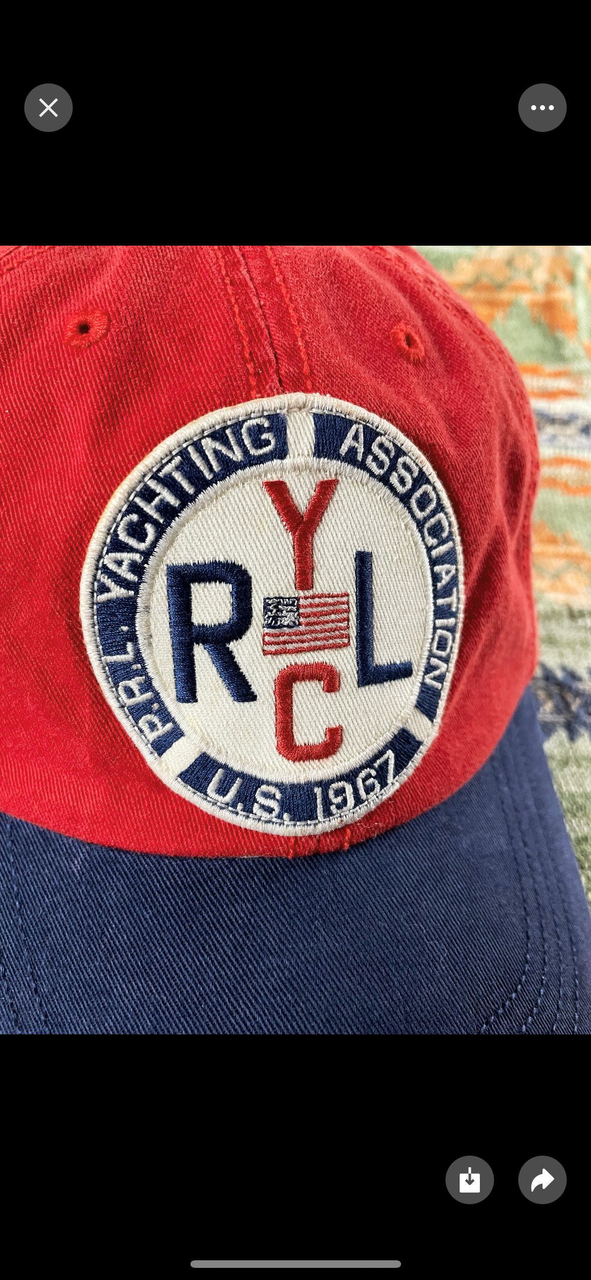 Polo Ralph Lauren Polo Ralph Lauren Yachting USA Flag Baseball Hat Cap Size ONE SIZE - 2 Thumbnail