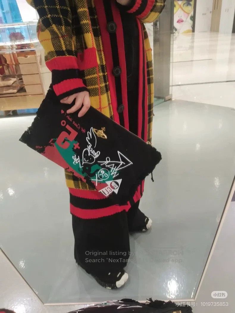 Vivienne Westwood Vivienne Westwood size os Canvas bag, clutch bag Size ONE SIZE - 4 Thumbnail