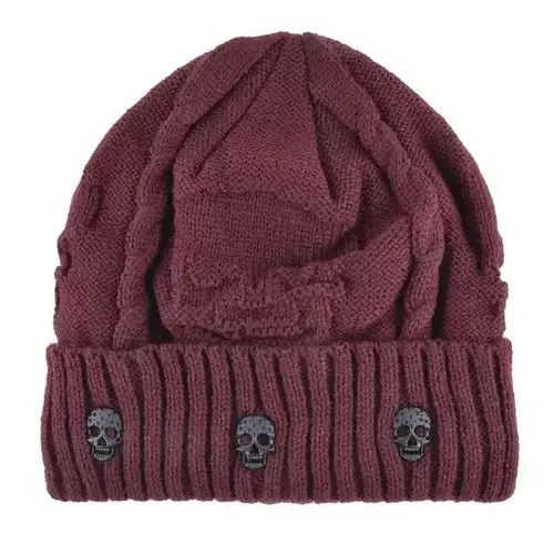 VIBE Hip-hop Skull Pattern Beanie Size ONE SIZE - 4 Thumbnail